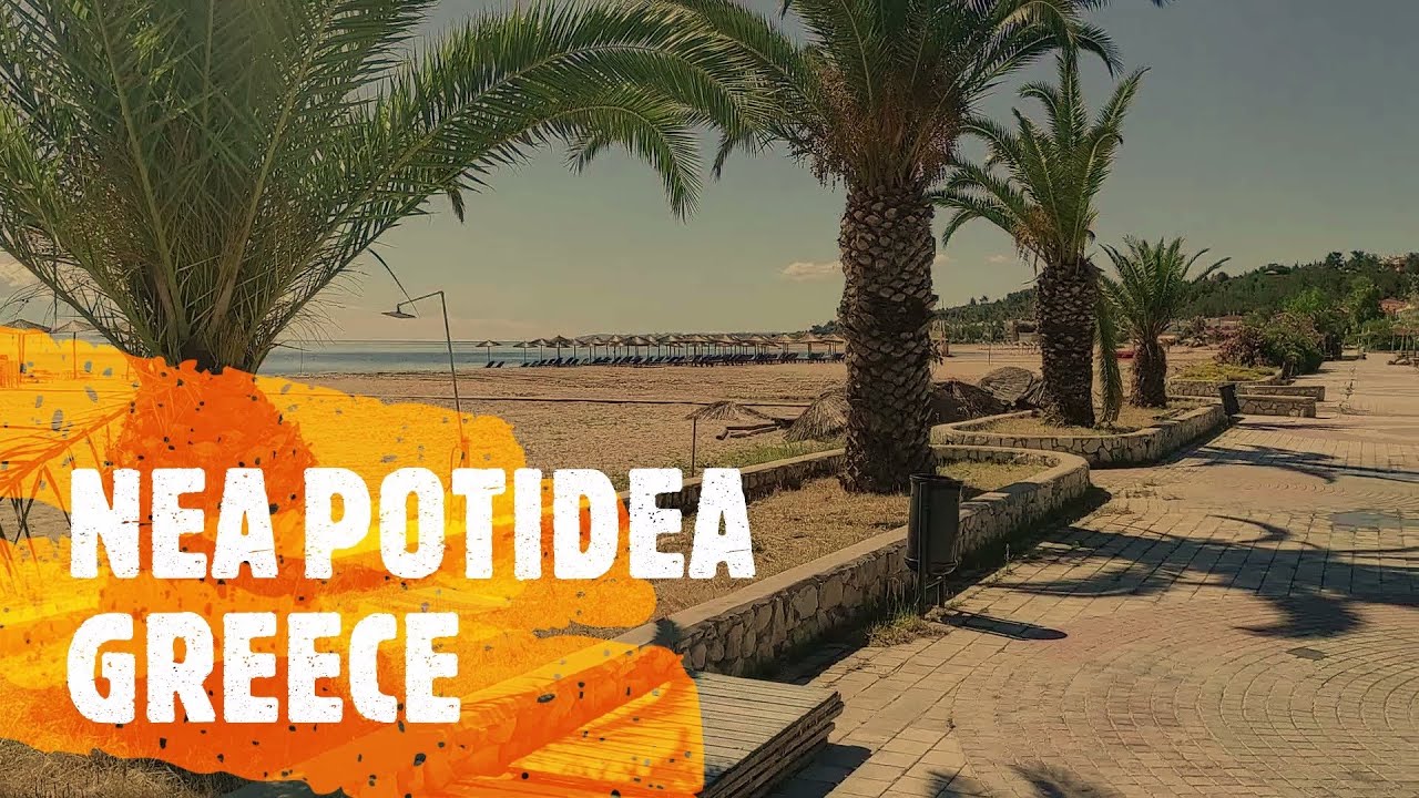 Nea Potidea beach+Potidea canal,Kassandra,Greece