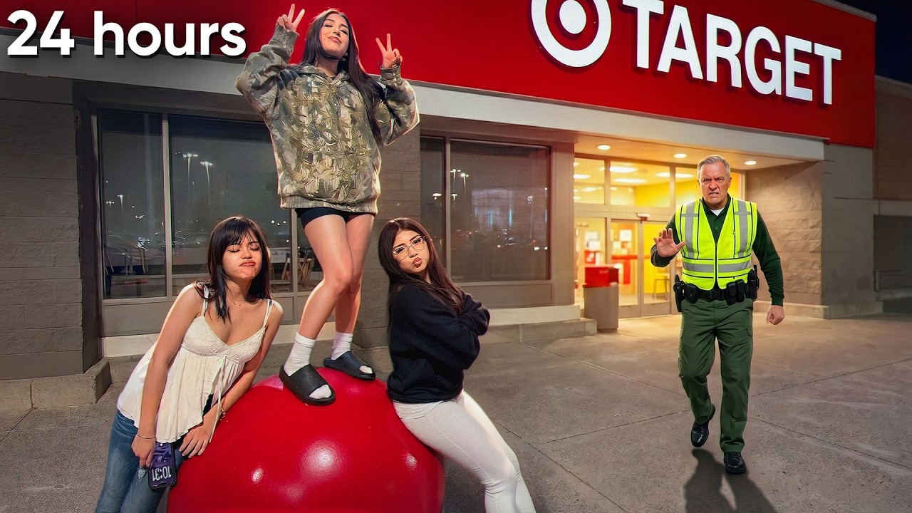 Мы с сестрами провели 24 ЧАСА в TARGET, часть 4? | eslis