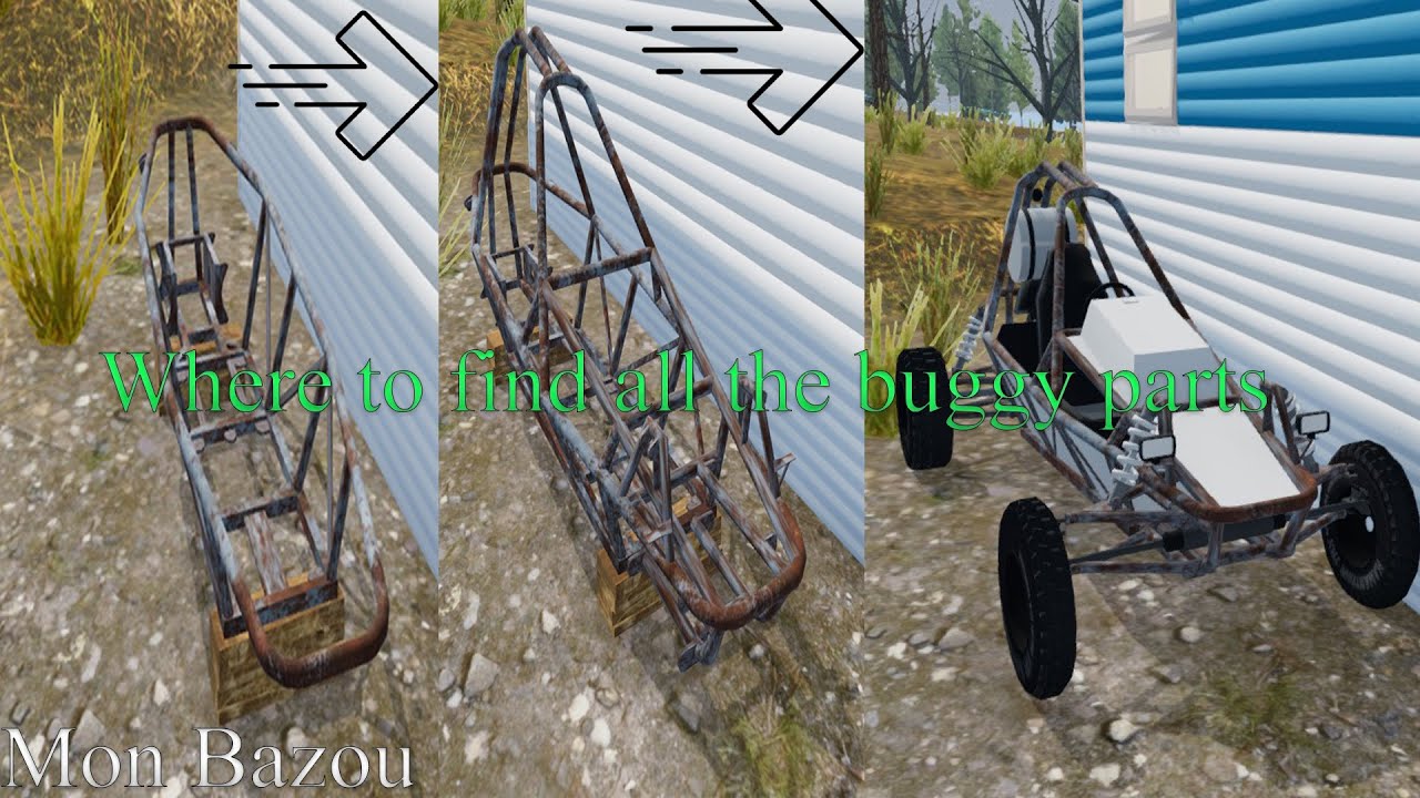 Where to find all Buggy parts(the fastest and easiest way) Mon Bazou