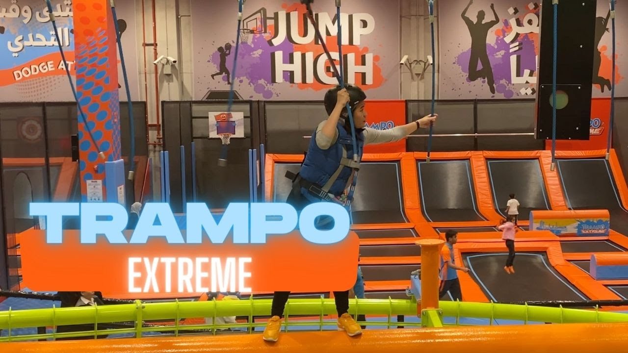 Visiting Trampo Extreme in Doha Qatar