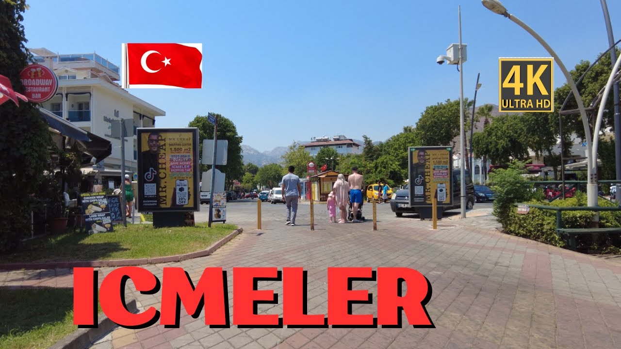 MY First Day Walking in Icmeler Turkey ,4K,UHD 🌏