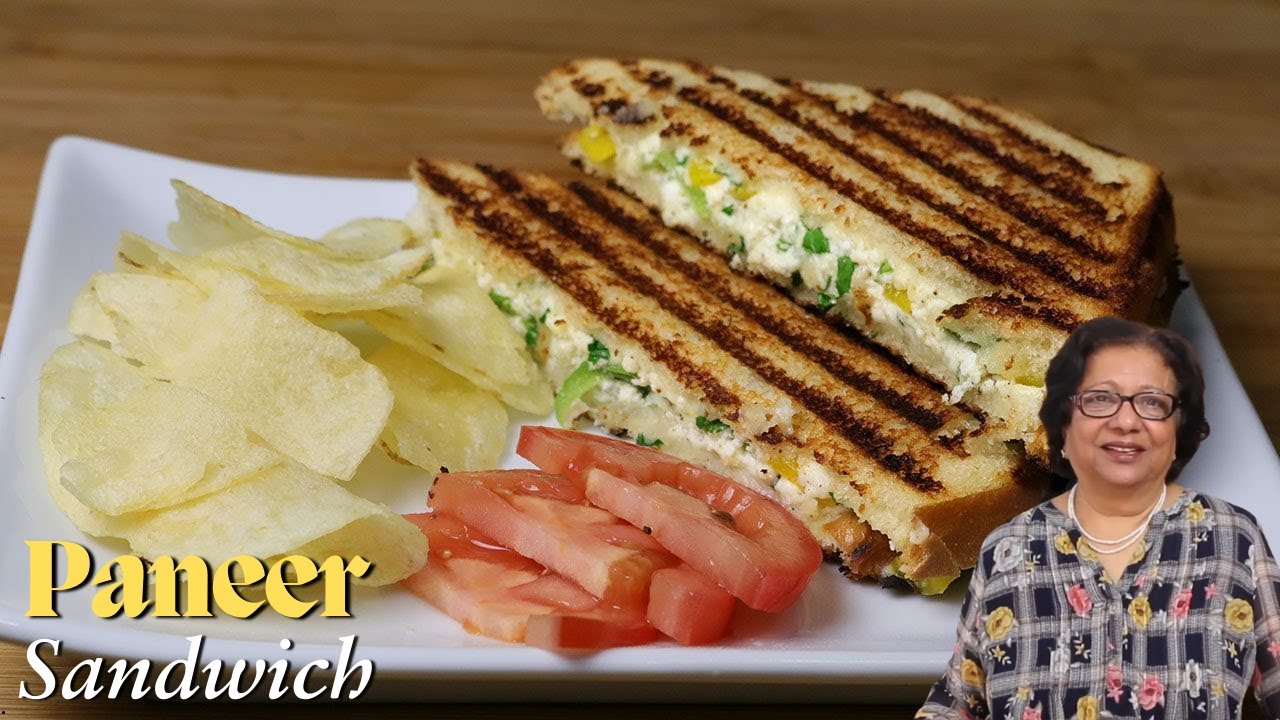 Paneer Sandwich | Recipe for Paneer Sandwich | How to make Paneer Sandwich by Manjula