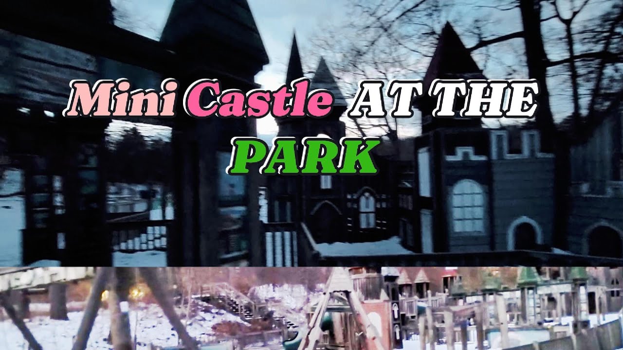 Frozen Castle Playground | Kids Go Crazy On This MASSIVE Slide