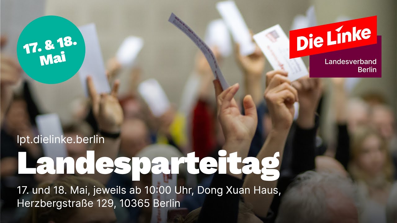 Landesparteitag der Berliner Linken Tag 1