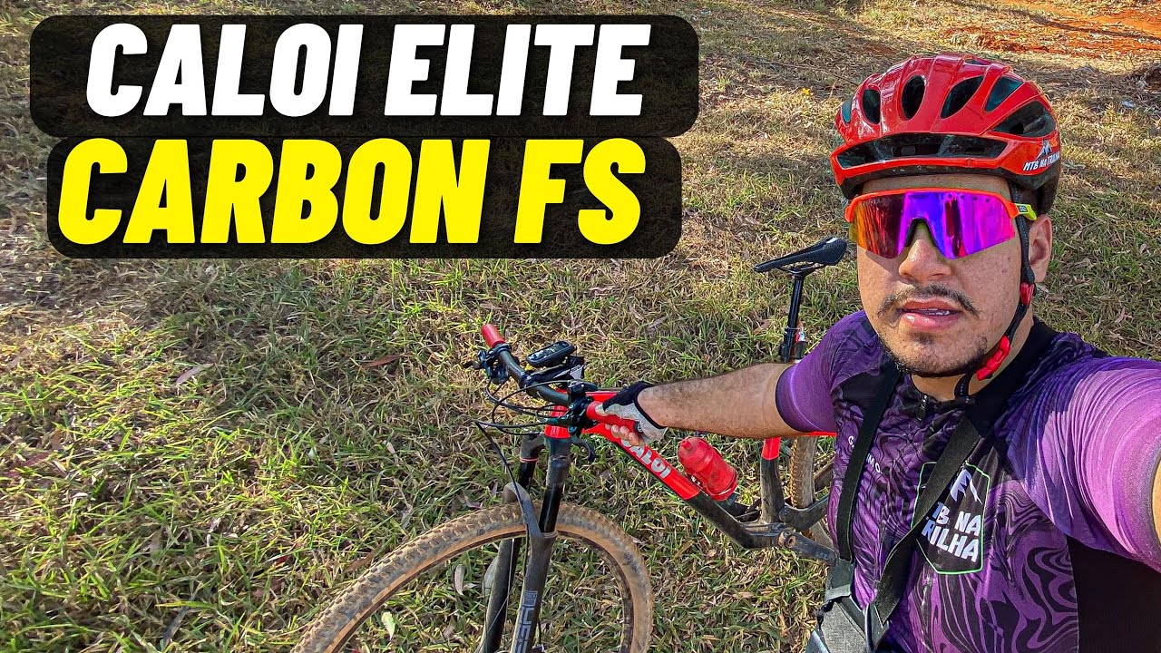 CALOI ELITE CARBON FS - MTB NA TRILHA