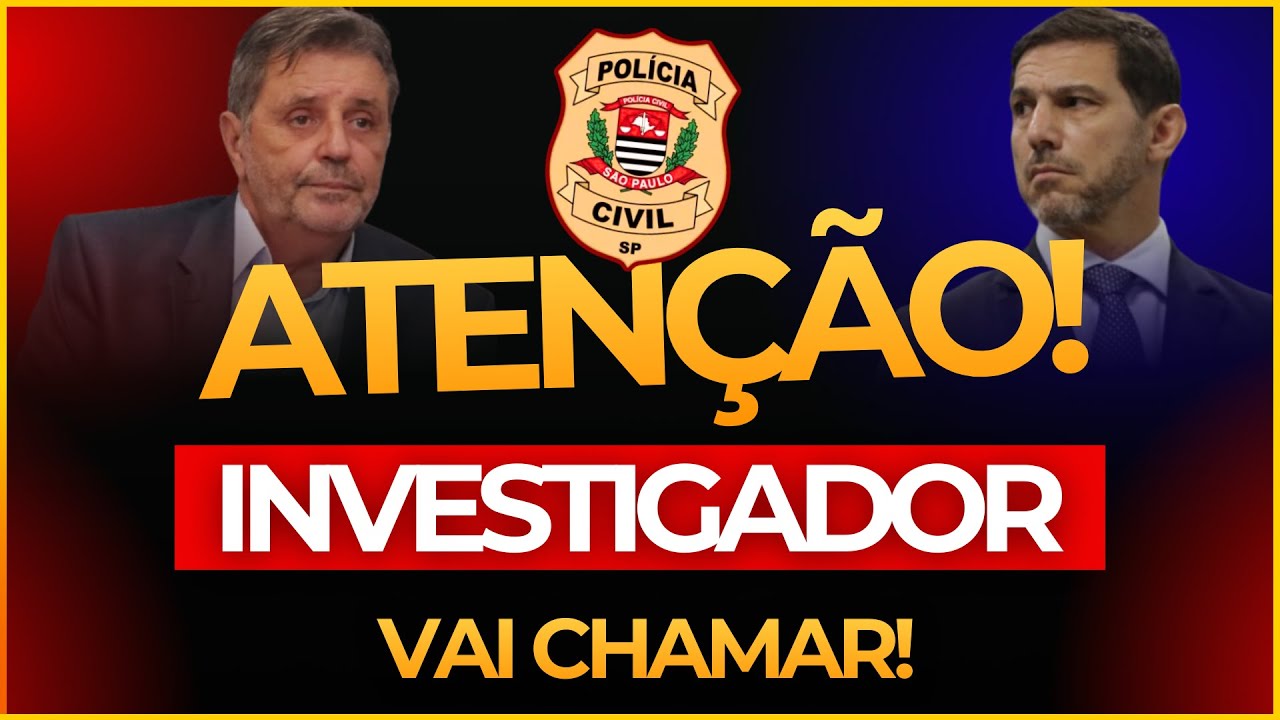 CONCURSO INVESTIGADOR PCSP - VAI SAIR A HOMOLOGA&Ccedil;&Atilde;O
