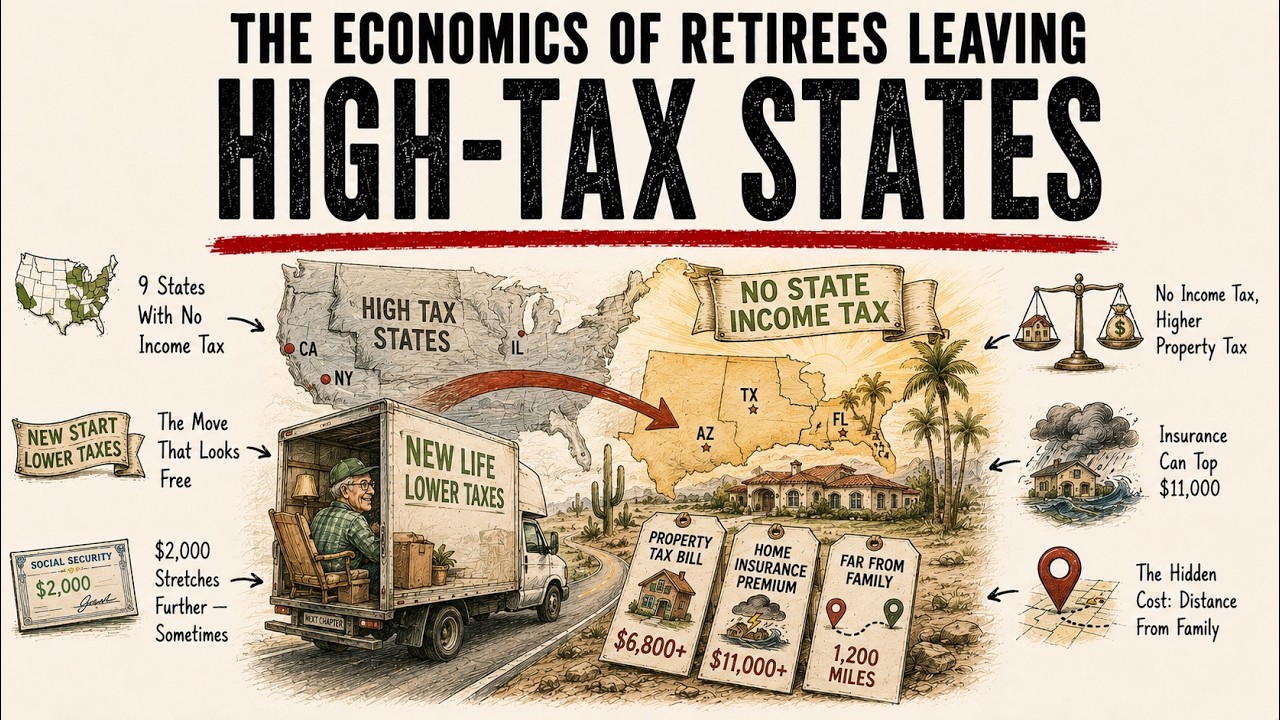 The Economics of Retirees Leaving High-Tax States