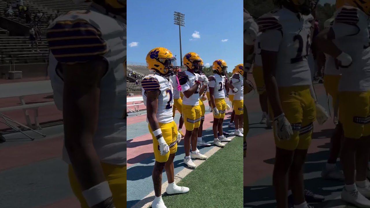 Edna Karr brings the ENERGY 🔥‼️ #highschool #football #sports #band #teambustemup