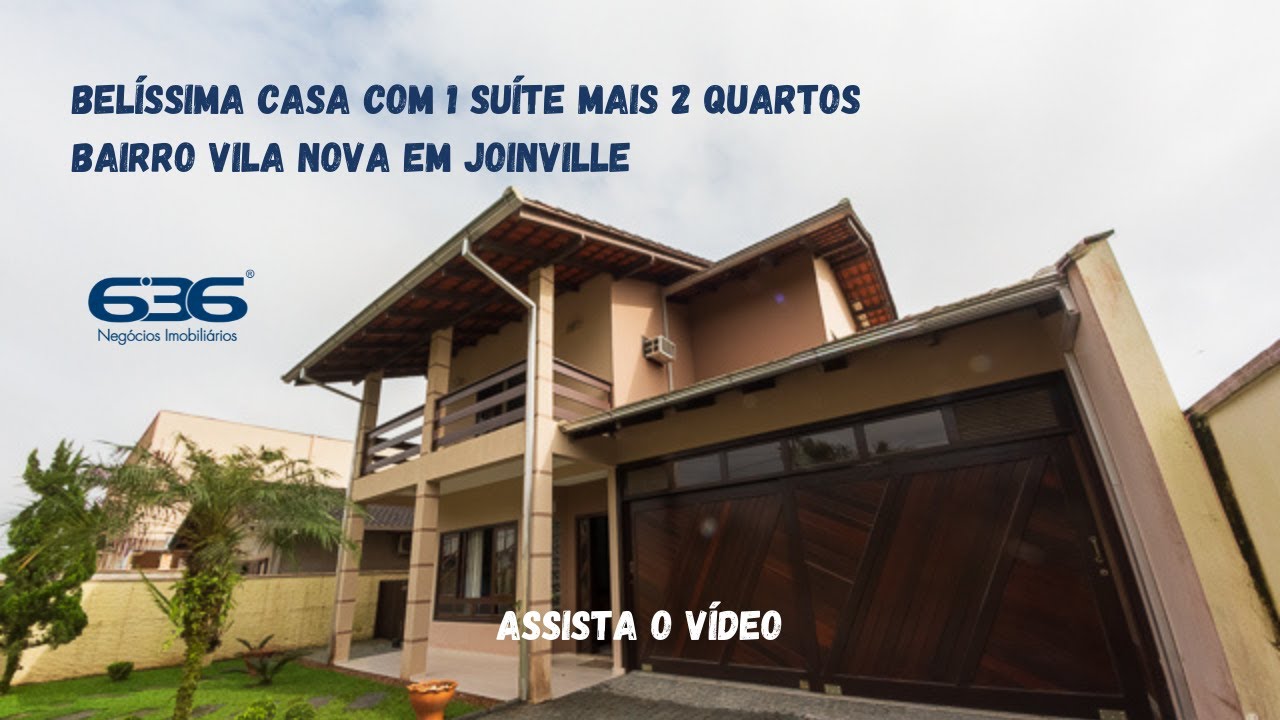 Sobrado &agrave; venda no bairro Vila Nova em Joinville | Estuda permuta