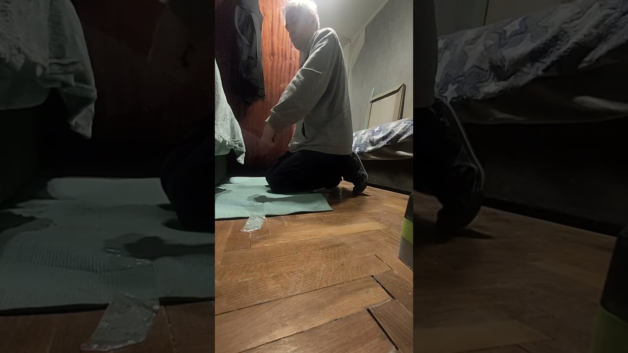учусь становиться на колени день 2