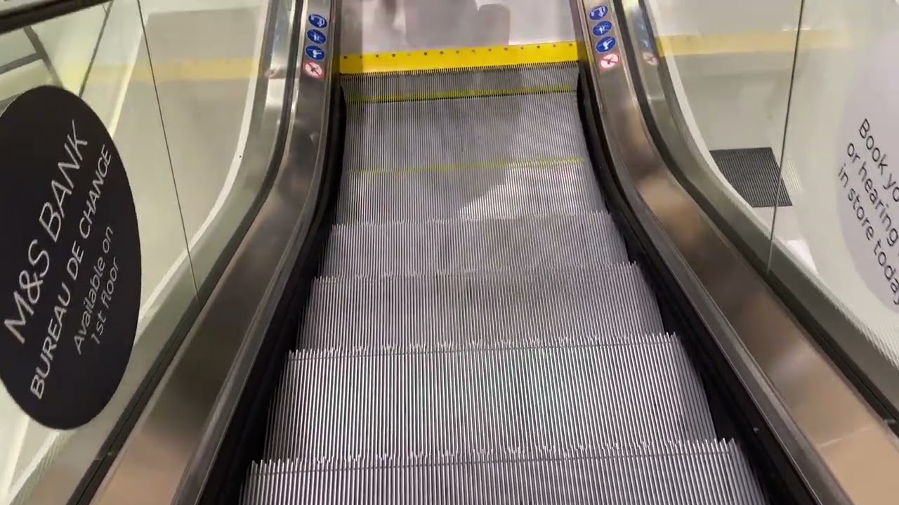 ThyssenKrupp Escalators at Marks & Spencer in Drake Circus in Plymouth.