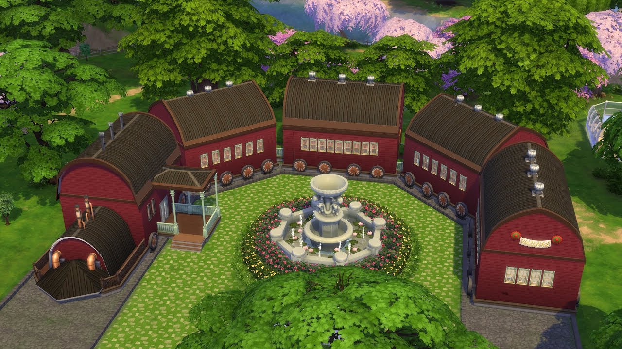 Un restaurant dans un train | Les Sims 4 Construction