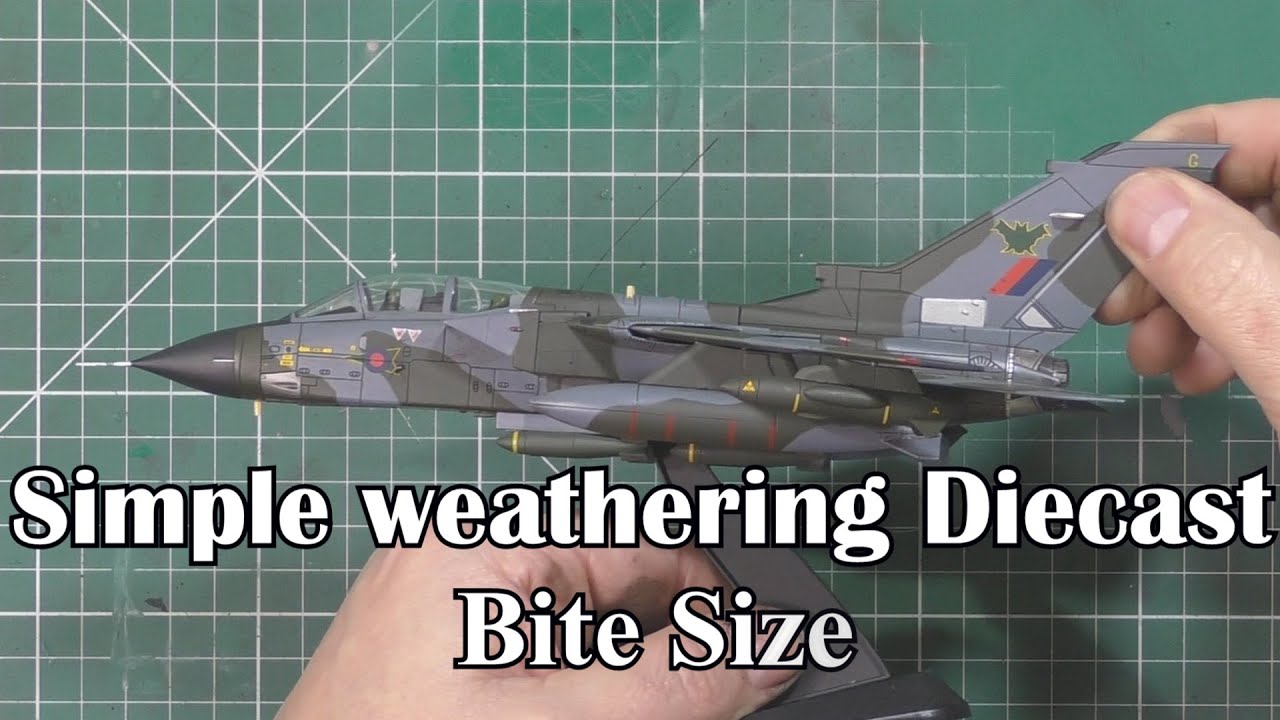 Simple weathering Diecast models