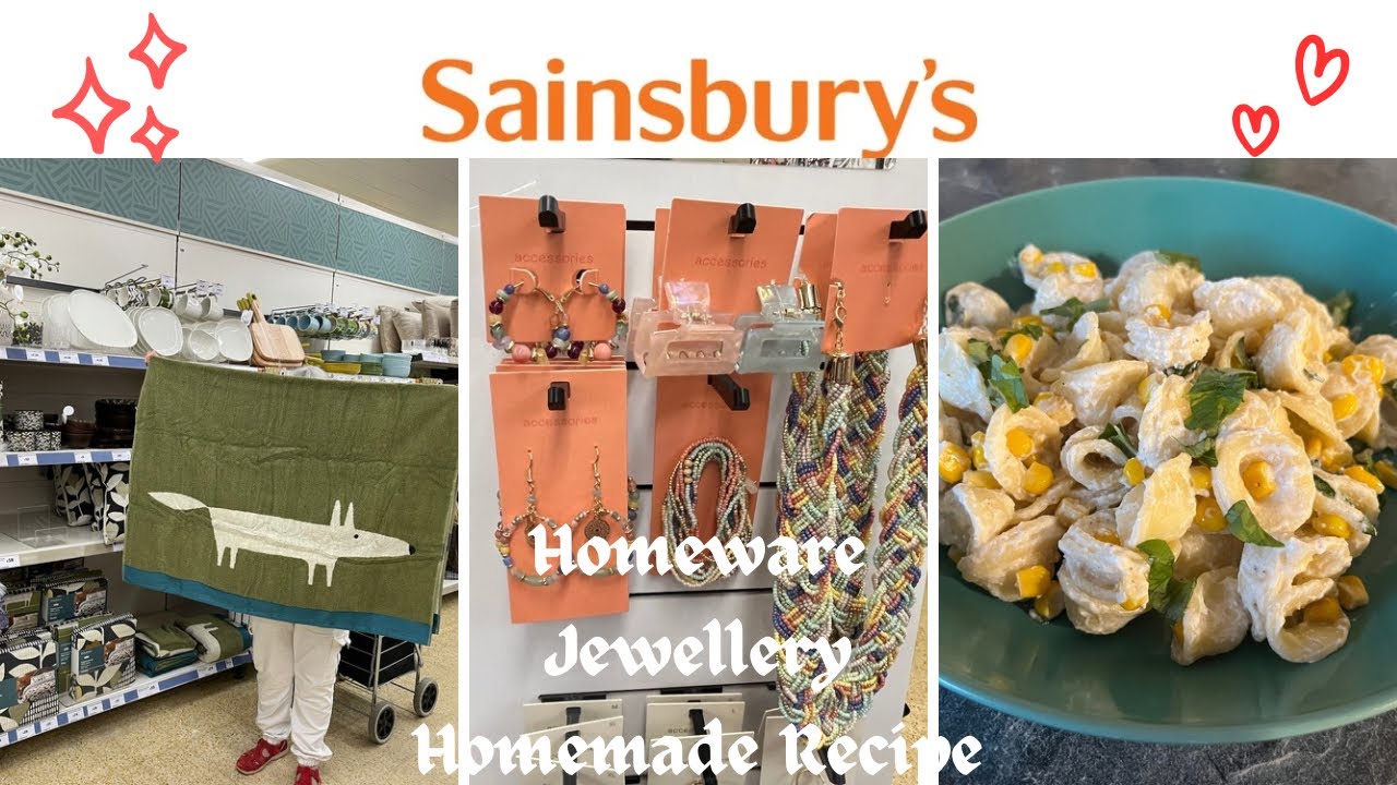 Sainsbury's Trendy Homeware, Stylish Jewellery & Home Cooked Recipe! - Delicious Homemade Pasta Dish