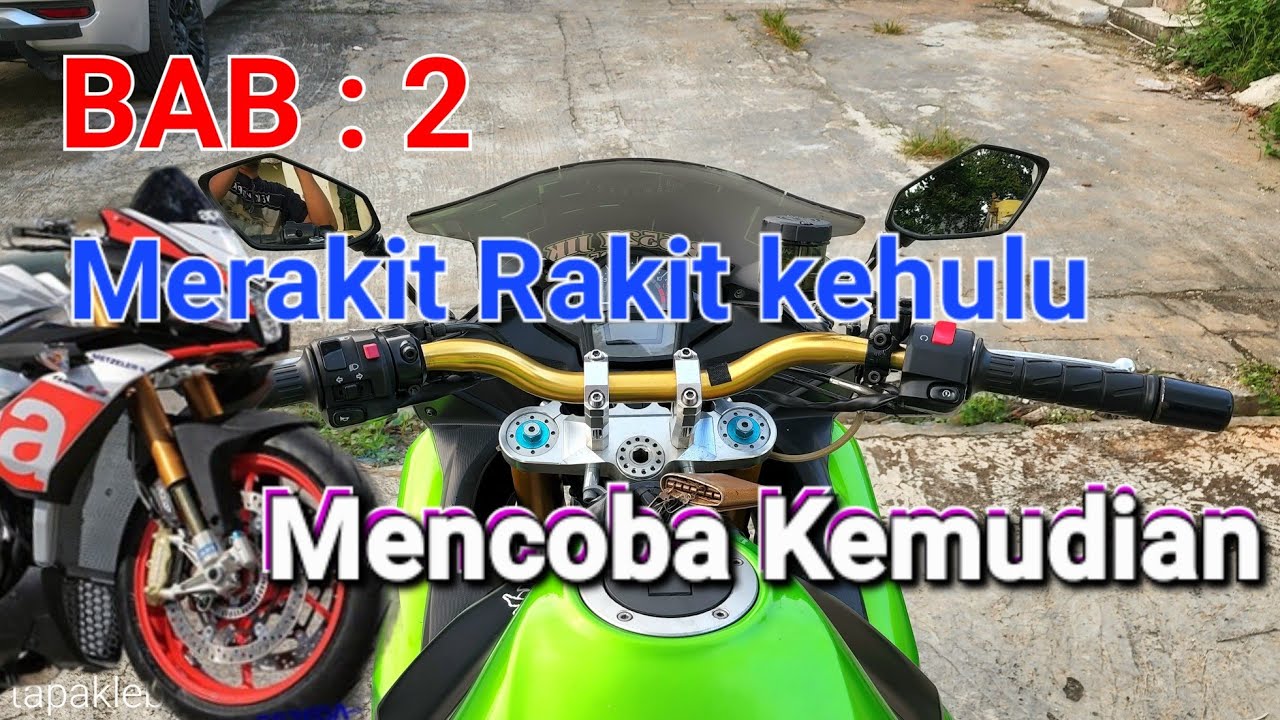 Kawasaki Er6F Er6 Ninja 650 z650 pasang Upside down Modifikasi Aprilia Factory
