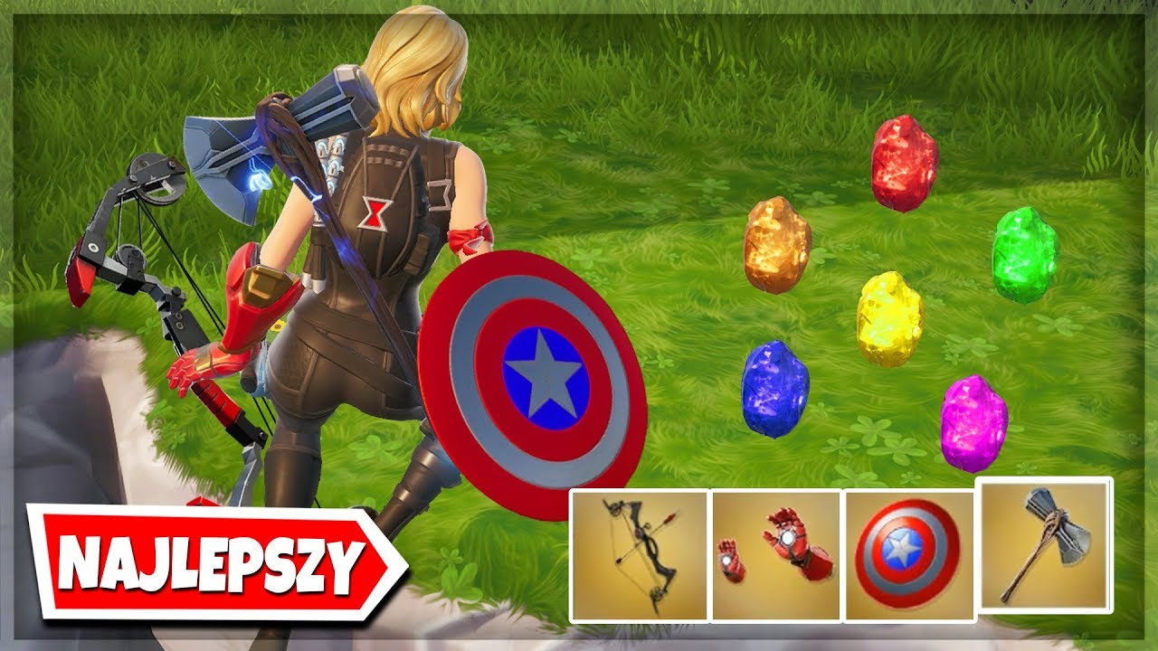 JESTEM WSZYSTKIMI AVENGERSAMI NA RAZ w Fortnite Battle Royale!
