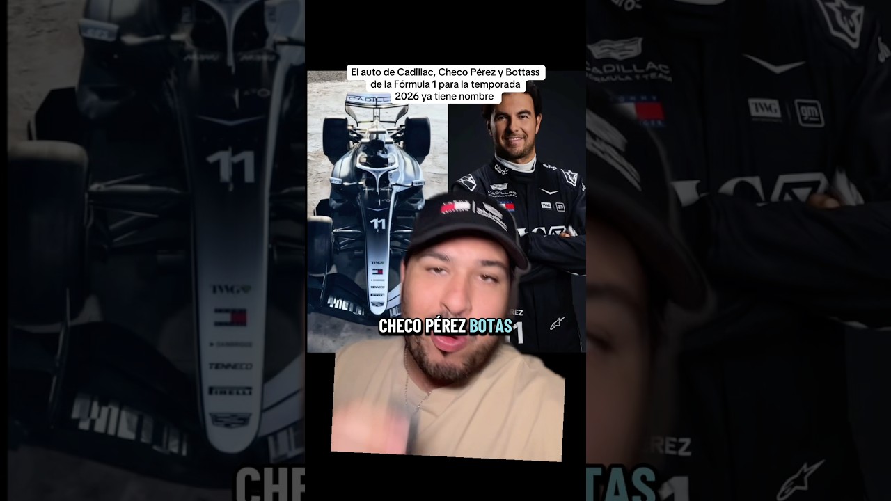 El Cadillac F1 se llamar&aacute; MAC26 🏁🔥#Formula1 #F1 #ChecoPerez