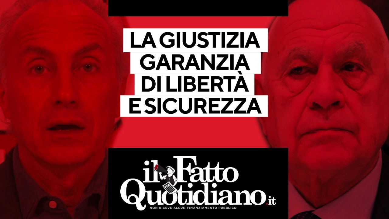 "La giustizia garanzia di libertà e sicurezza", il confronto fra Travaglio, Capezzone e Ministero