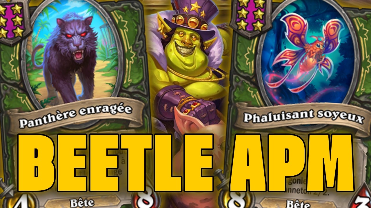 COMPO PANTHERE BEETLE APM DE FOU AVEC GALLYWIX | Hearthstone Battlegrounds Top EU