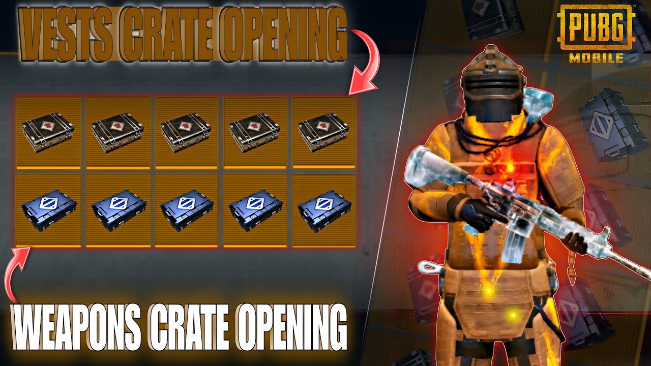 Crate opening |vests and weapons| crates opening• Metro royale #metroroyale #pubg #metroroyale #mr 