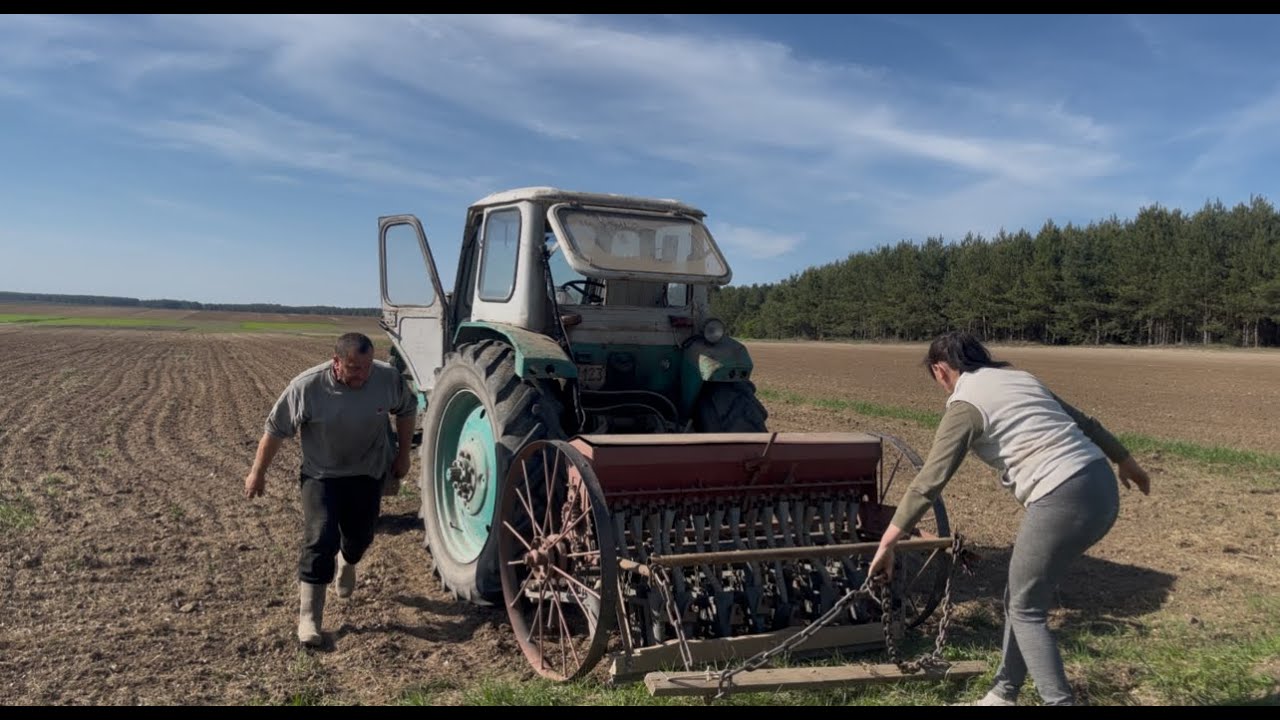 real rural life: we take care of the farm, we sow soybeans in harmony with nature