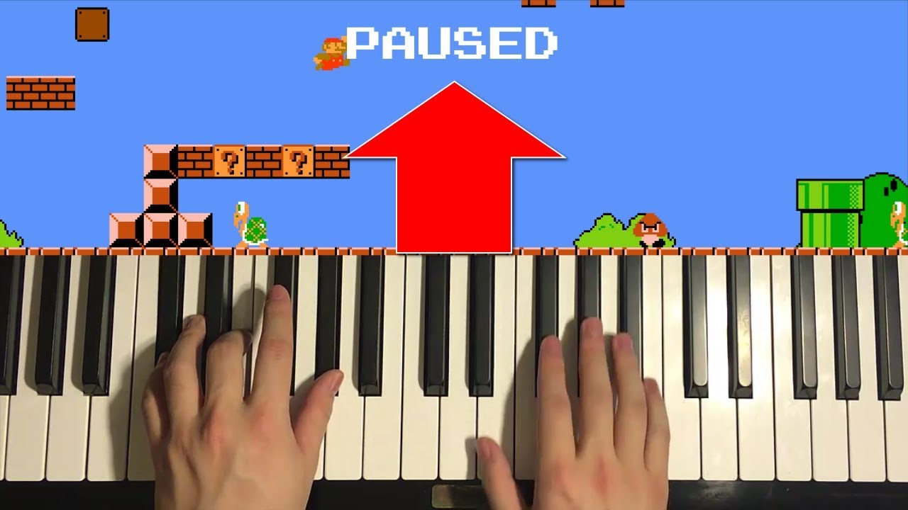 HOW TO PLAY - Super Mario Bros. - Pause Sound Effect (Piano Tutorial Lesson)