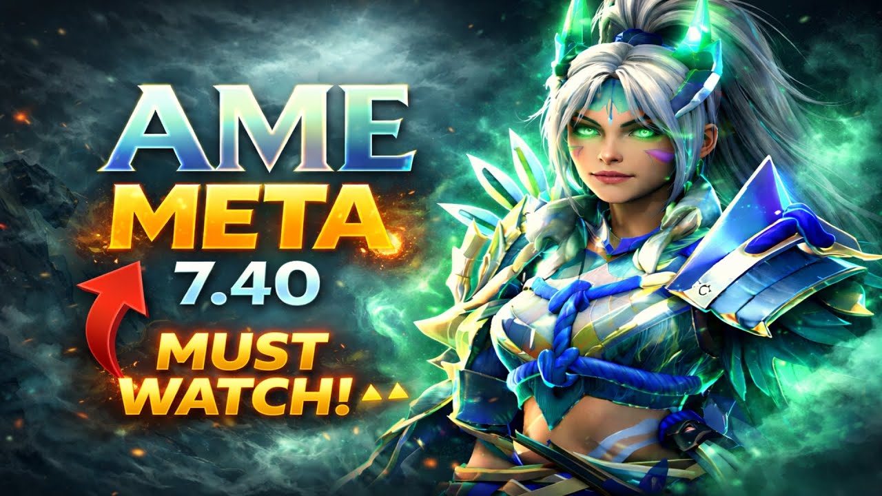 AME показывает META Windranger | Геймплей и билд! Патч 7.40 Дота 2