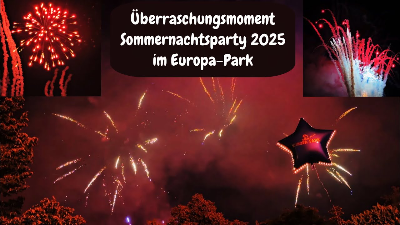 🎆 Magisches Feuerwerk zum 50. Jubiläum des Europa-Park 🎉 | Sommernachtsparty 2025