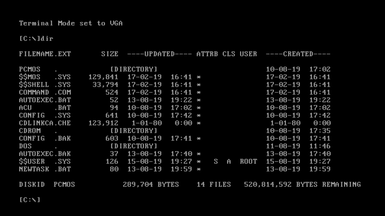 Mini Tour: TSL PC-MOS 5.02 (x86)