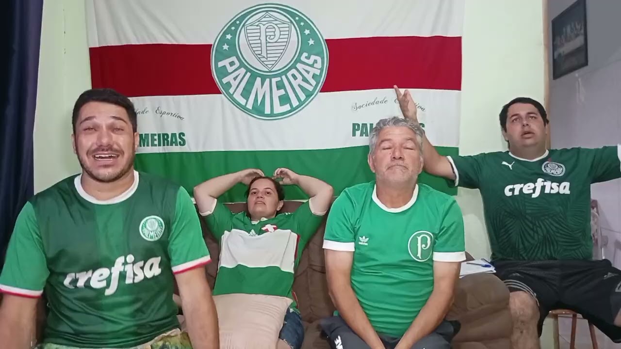 React reações Palmeiras x flamengo final libertadores.e ela levaram essa mais um título do flamengo 