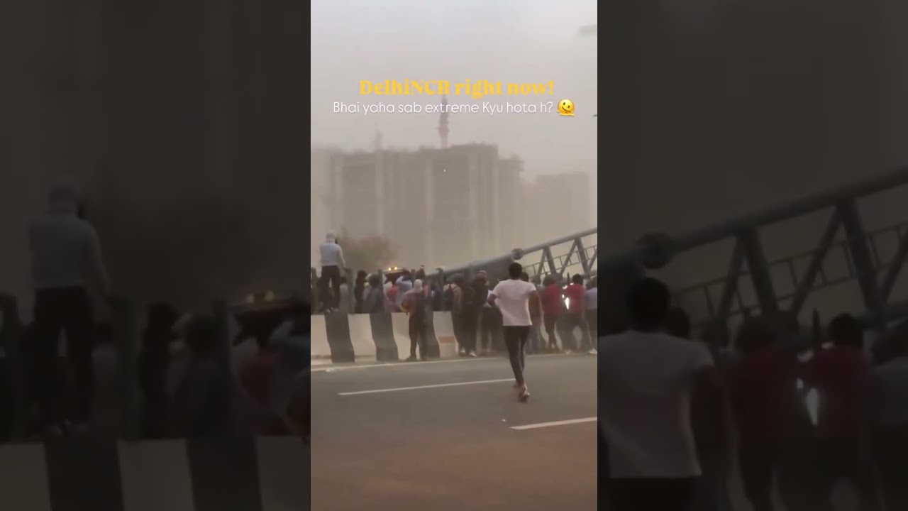 TODAY DELHI WEATHER Super Thinderstorm.. #thunderstorm #weatherupdate #delhikamausam