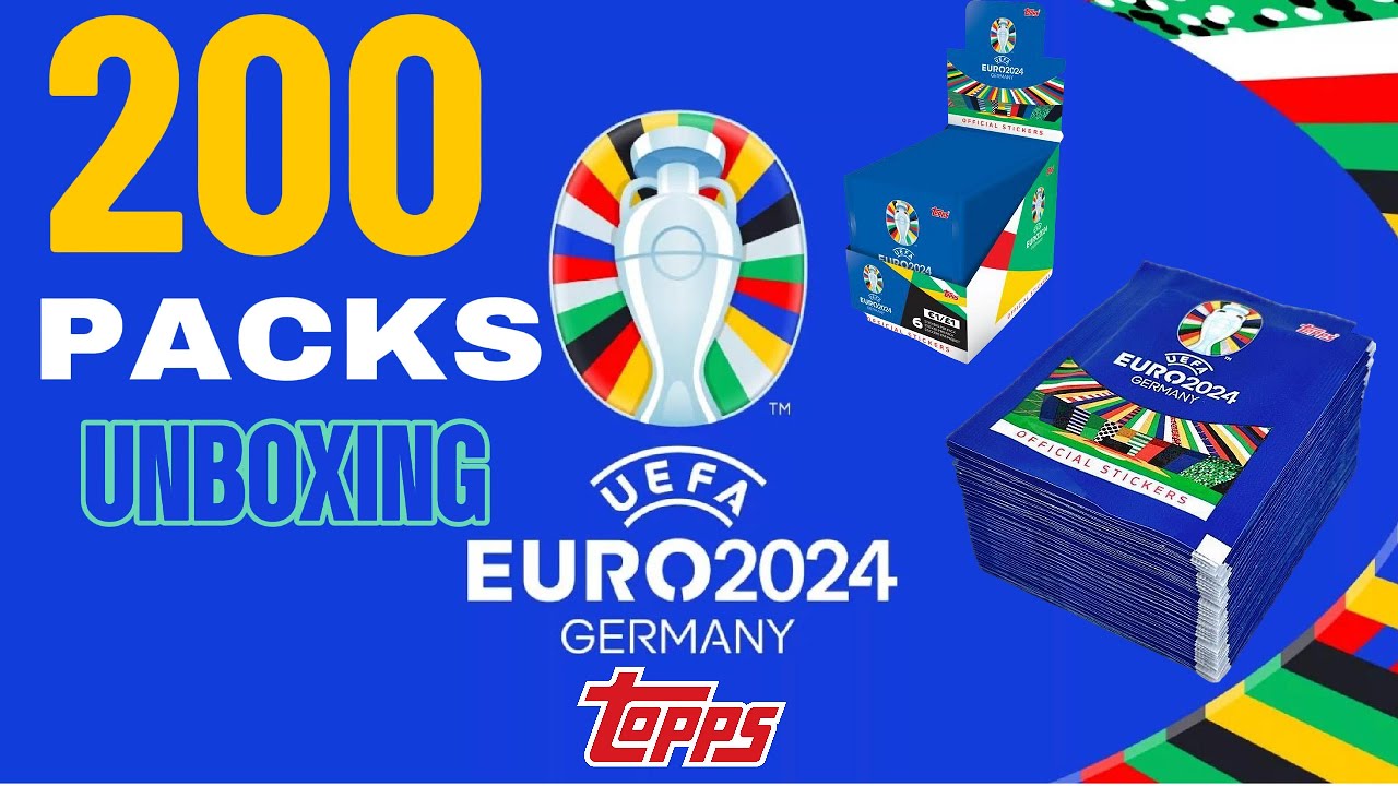 200 PACKS TOPPS EM 2024 STICKER ⚽️😱 UNBOXING 🔥 MEGA UNBOXING 🔥 TOPPS oder PANINI? WAS IST DRIN? 🤯