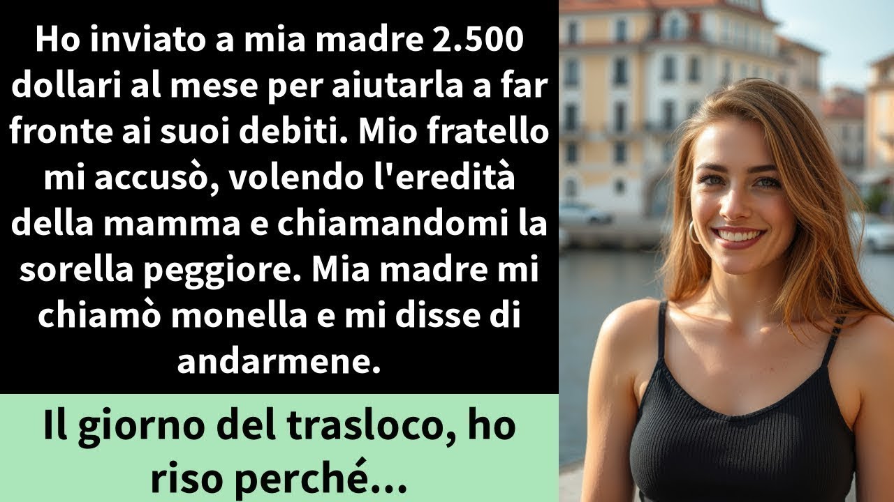 Ho inviato a mia madre 2 500 dollari al mese per aiutarla a far fronte ai suoi debiti