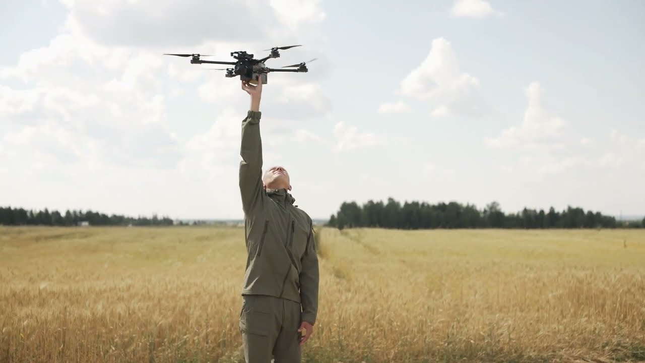 Новая разработка - компактное БВС мультироторного типа Supercam X4