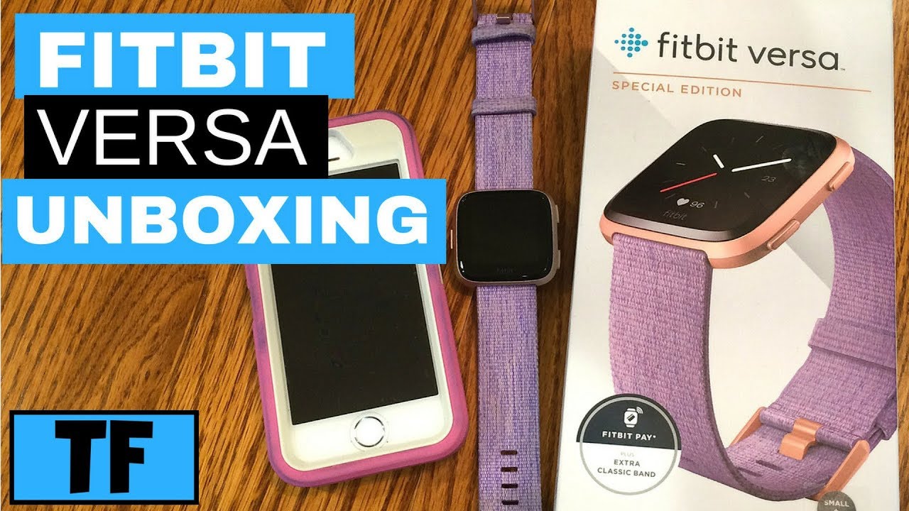 Fitbit Versa Special Edition Unboxing and Hands-on Setup! (New Fitness Smartwatch Activity Tracker)