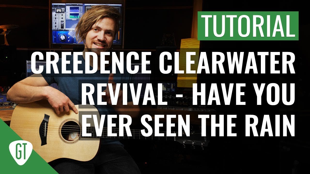 Creedence Clearwater Revival - Have You Ever Seen The Rain | Gitarren Tutorial Deutsch
