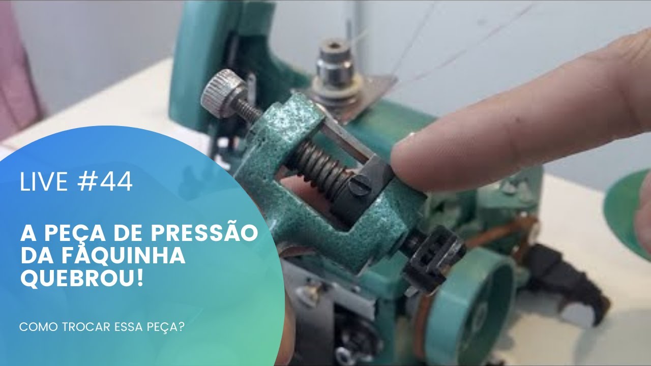 LIVE - PEÇA DE PRESSÃO DA FAQUINHA QUEBROU! COMO TROCAR?