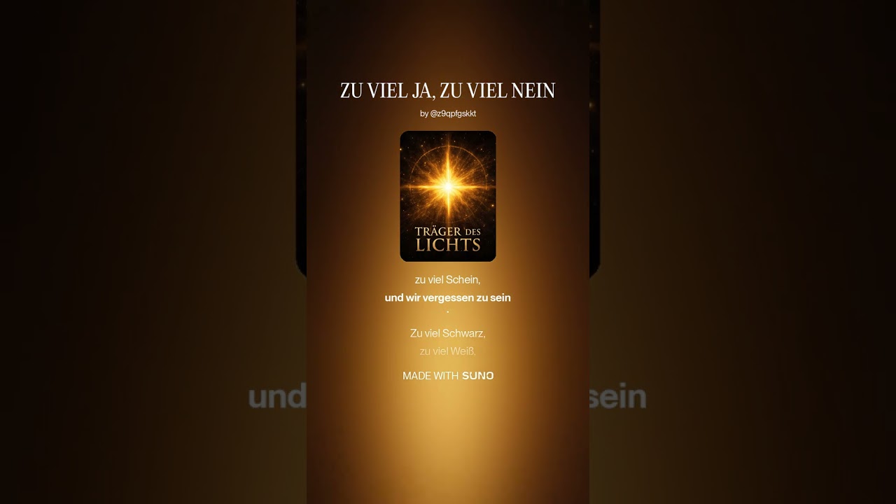 ZU VIEL JA, ZU VIEL NEIN