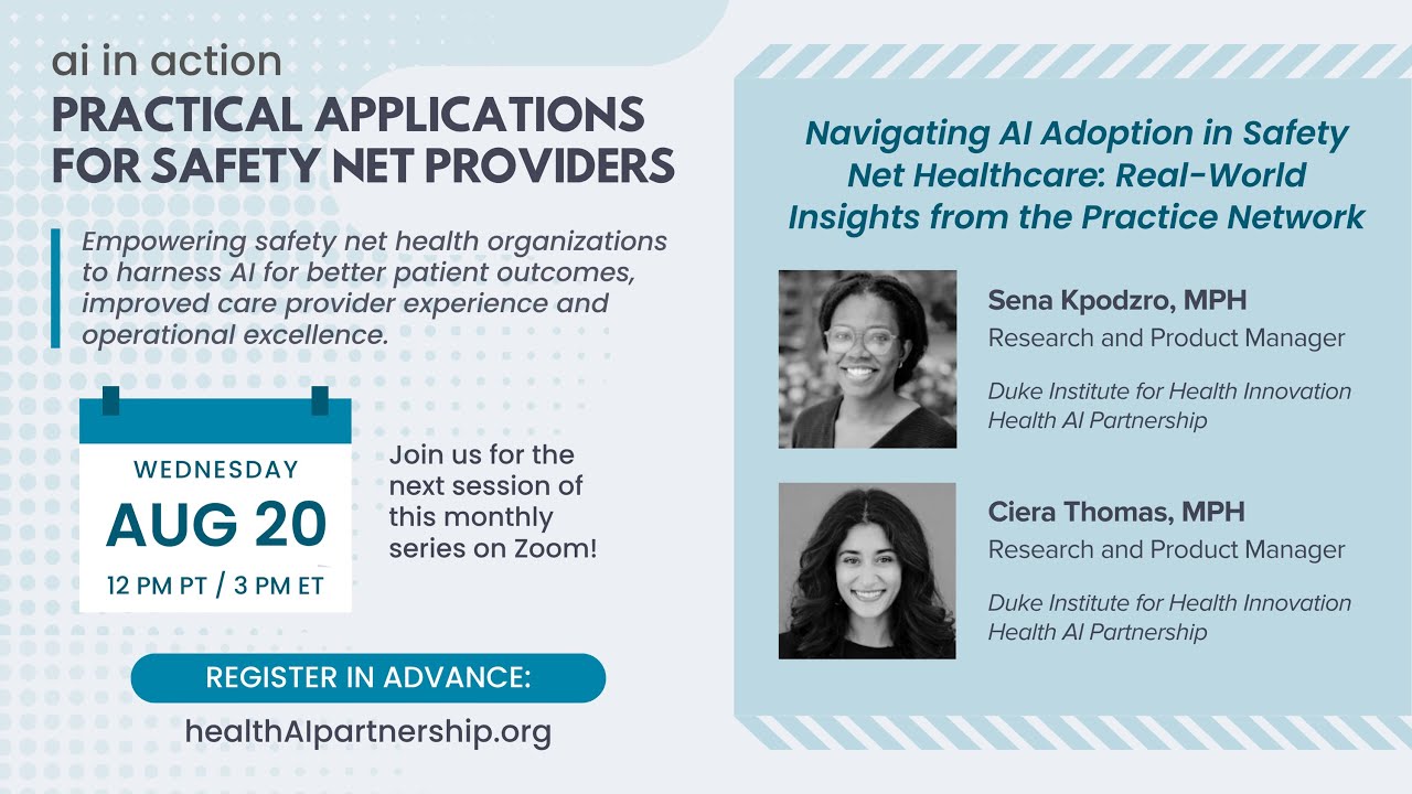 Navigating AI Adoption in Safety Net Healthcare: Real-World Insights from the Practice Network