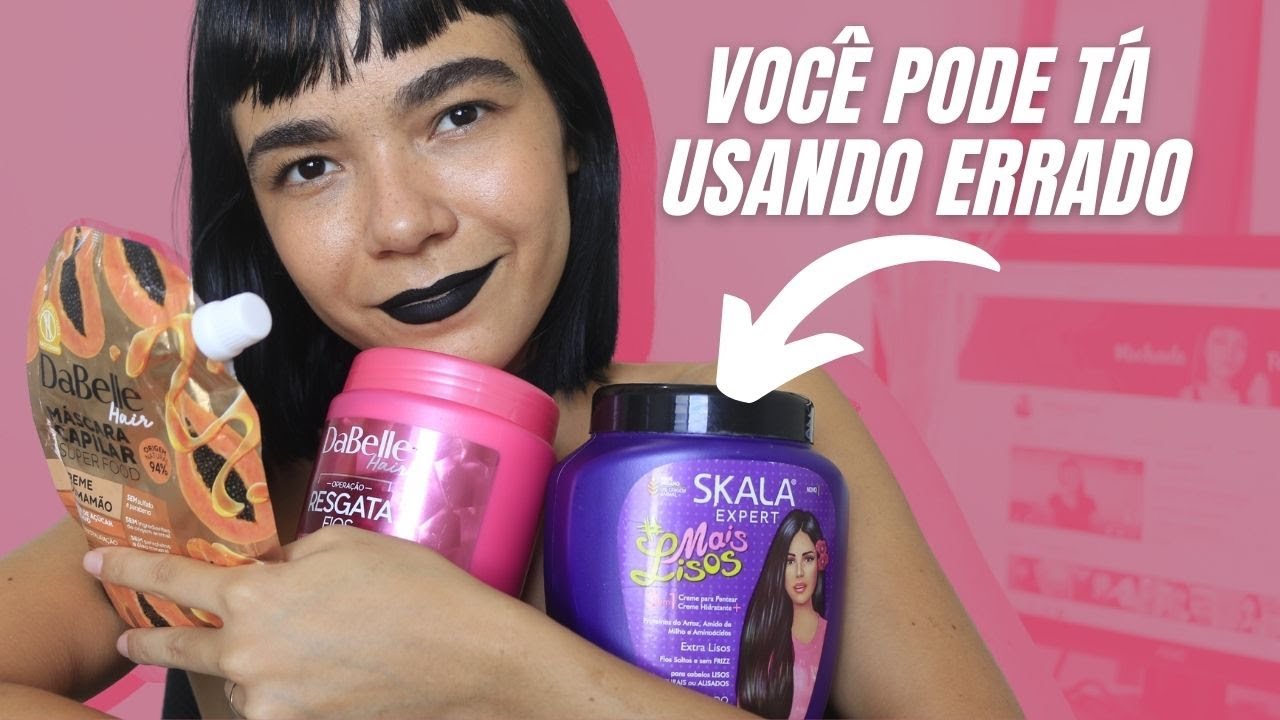 MELHORES máscaras de RECONSTRUÇÃO p/ HENEZADAS