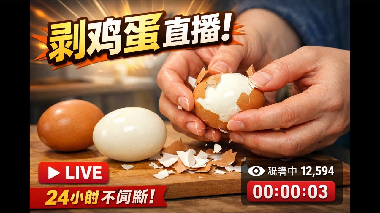 剥鸡蛋 LIVE｜So Satisfying You Can’t Look Away