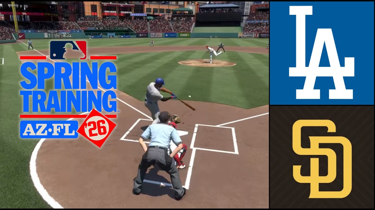 🔴 LIVE 🔴 Los Angeles Dodgers vs San Diego Padres | Spring Training