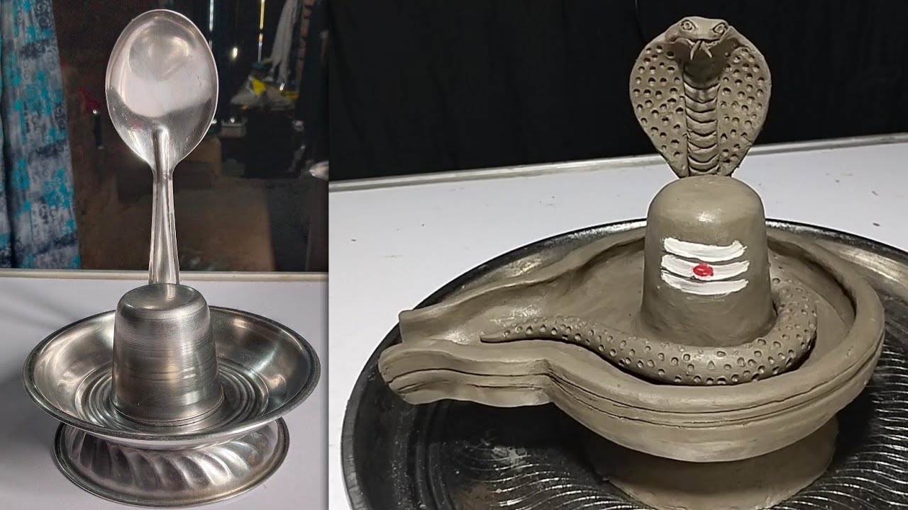 घर पर शिवलिंग बनाने का सबसे आसान तरीका 🥰/ How to make shivling at home #sivling