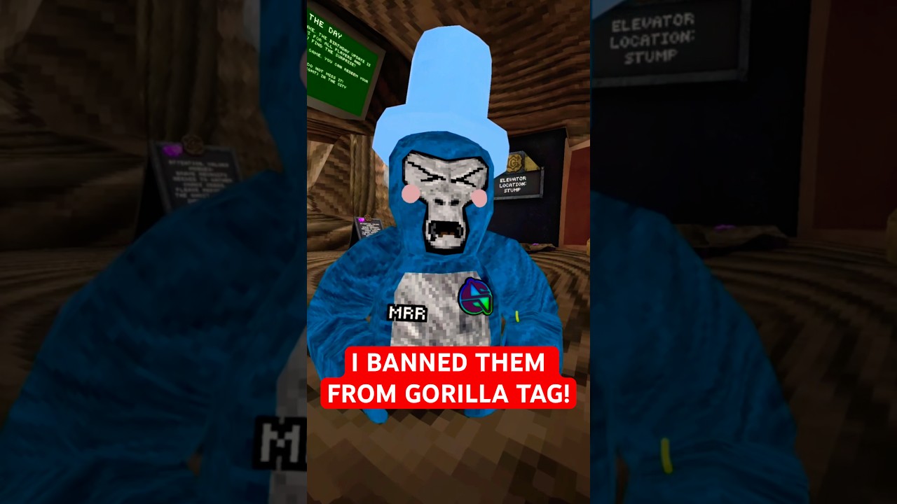 Ten błąd jest NIESAMOWITY! #shorts #gorillatag #gtag #vr