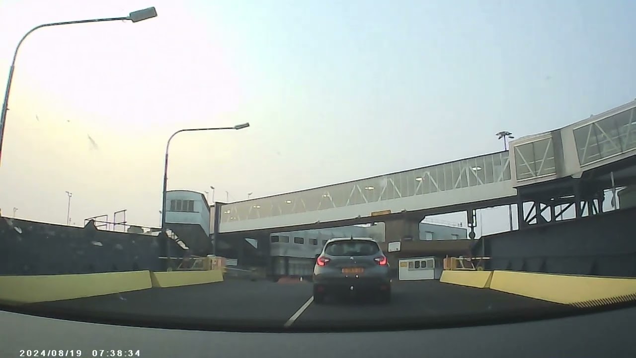 how to arrive at Hoek van Holland and leave Harwich port