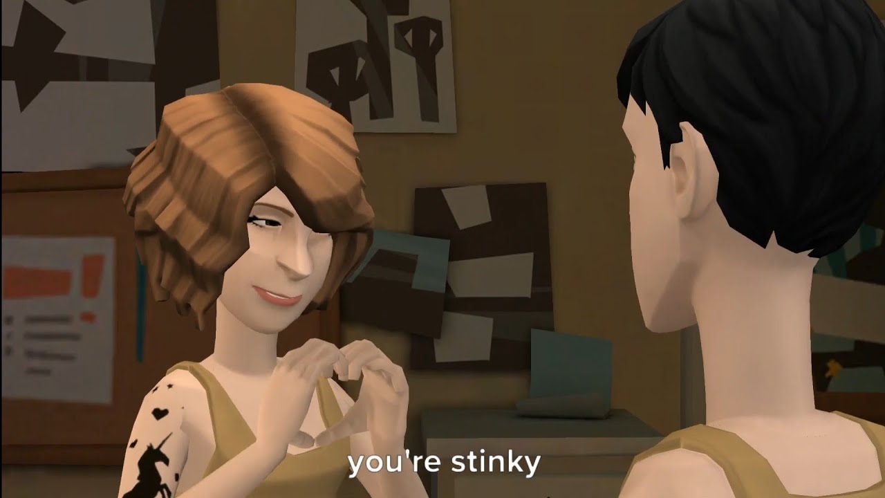 Girls except it's a bad animation