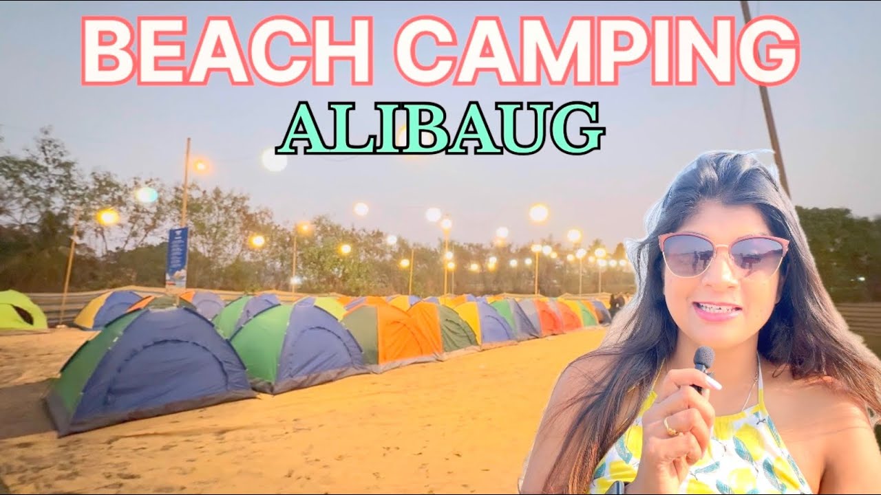 🌴 Beach Camping in Alibaug | Jetty Ride from Mumbai | Bonfire, DJ, Live Music & More 🔥