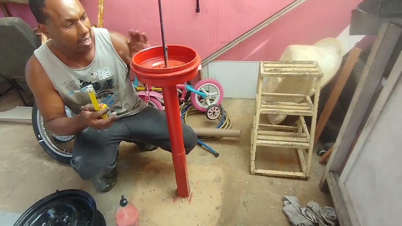 máquina de montar e desmontar pneu parte 2