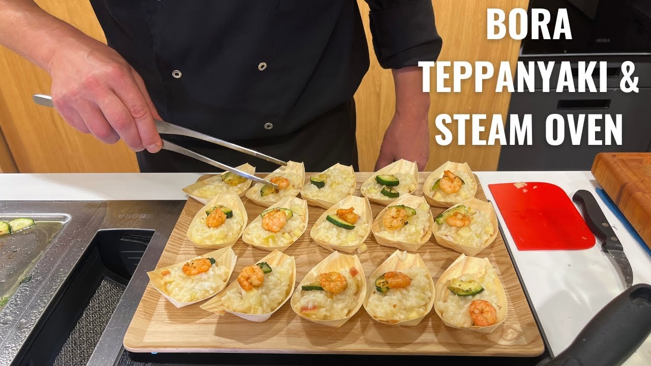 Bora Kitchen Appliances | Risotto At Segmüller Bora Live Cooking | Bora Teppanyaki Hob & Steam Oven