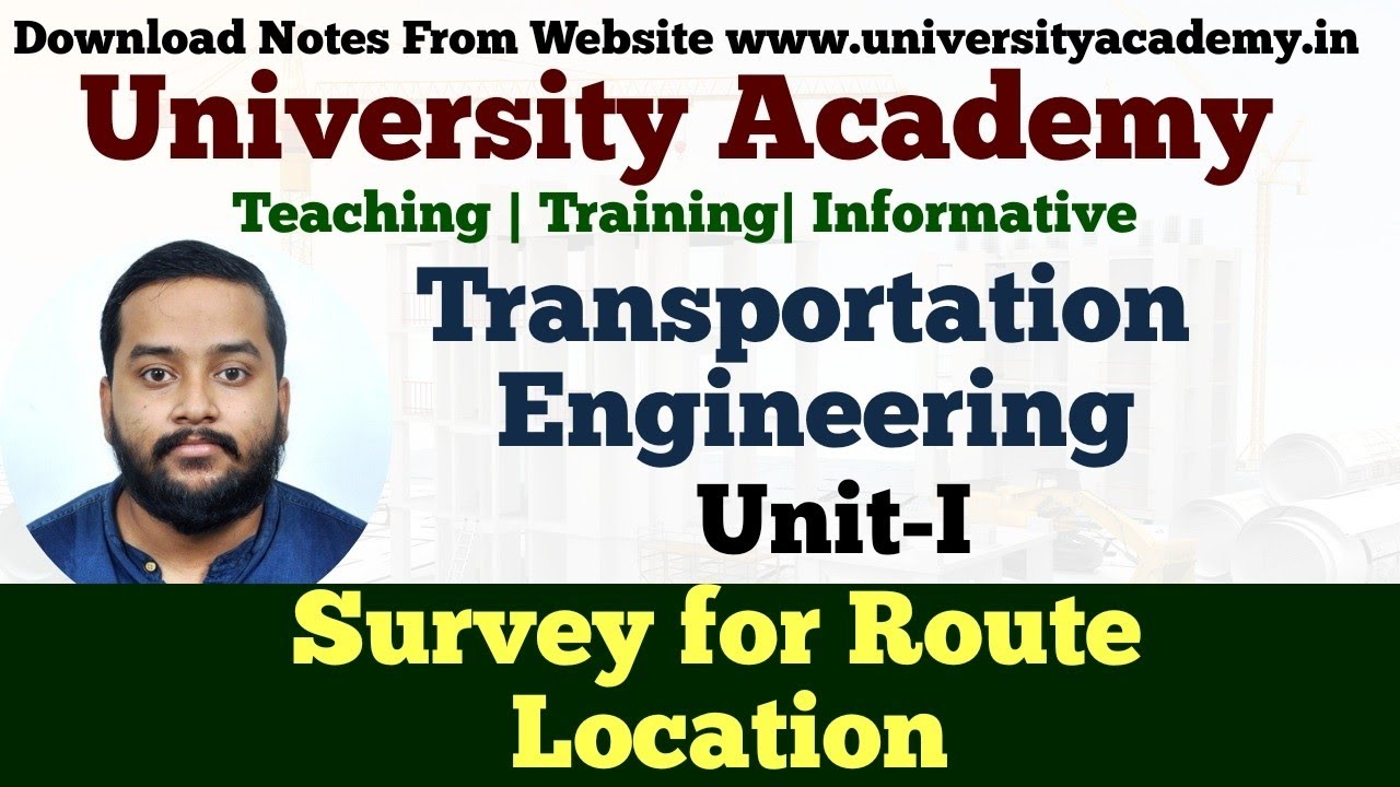 TE4: Survey for route location | Highway  Location Survey | Highway Route Surveys And Location